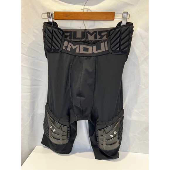Under Armour UA Football 5 Pad Girdle Youth Medium Black Practice & Game Day XL - Picture 1 of 4